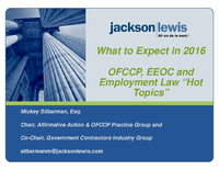 Employment Law Hot Topics – Mickey Silberman and Ruthie White Jan 21 ’16